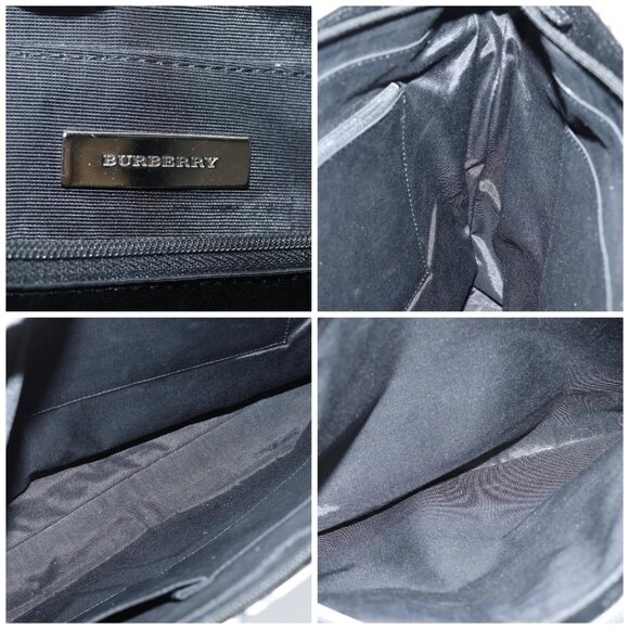 BURBERRY Nova Check Tote Bag Canvas Beige Auth 81323 - Picture 15 of 16